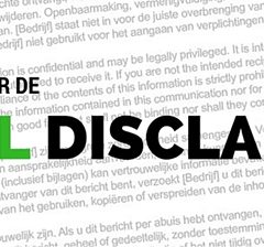 E-mail disclaimer: nuttig of nutteloos?