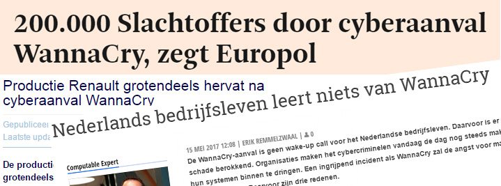 Ransomware virus Wannacry maakt meer dan 200.000 slachtoffers binnen 48 uur