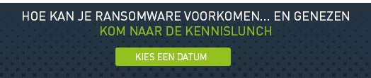 Schrijf je in voor onze Ransomware kennislunch
