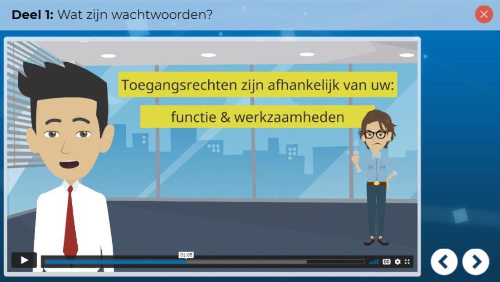 security awareness training voorbeeld